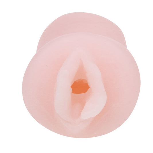 Masturbadora masculina BAILE FOR HIM Angel Manga con tacto suave y diseño realista de vagina, imagen del producto en color y textura.