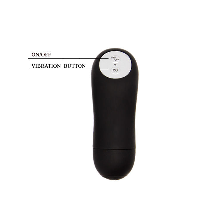 Black BAILE remote control ring 20V with sleek design, showcasing its smooth surface and ergonomic shape.