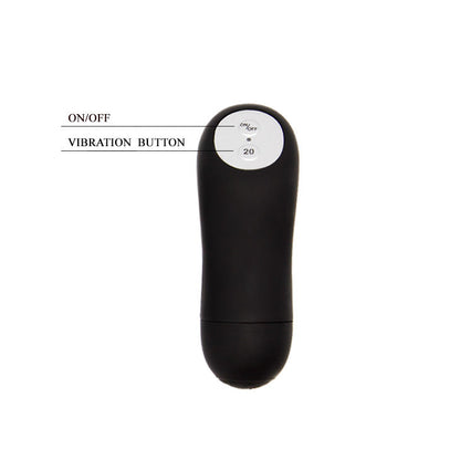 Black BAILE remote control ring 20V with sleek design, showcasing its smooth surface and ergonomic shape.