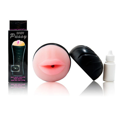 BAILE FOR HIM baby pussy masturbator with realistic mouth design, showcasing soft texture and intricate detailing.