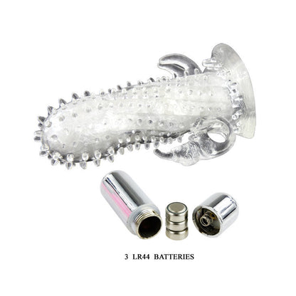 BAILE Brave Man Rabbit Vibrator with penis extension, showcasing its unique design and dual stimulation features.