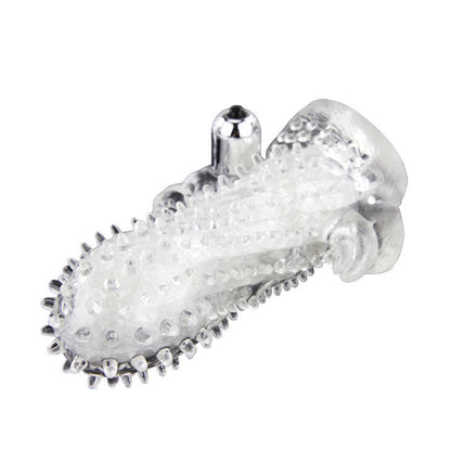 BAILE Brave Man Rabbit Vibrator with penis extension, featuring dual stimulation and sleek design for enhanced pleasure.