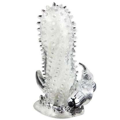 BAILE Brave Man Rabbit Vibrator with extension, featuring a sleek design and dual stimulation capabilities.
