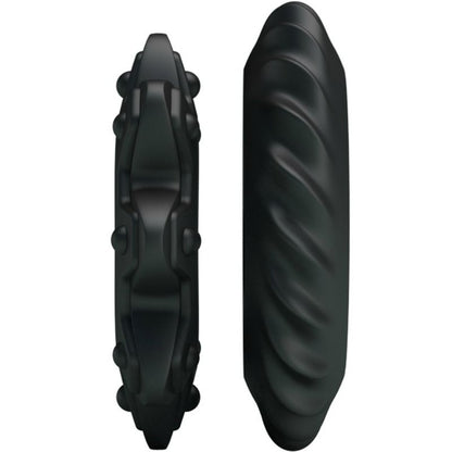 Kit de 2 anillos de silicona con diseño floral de la marca BAILE FOR HIM, ideales para usar en el dedo.