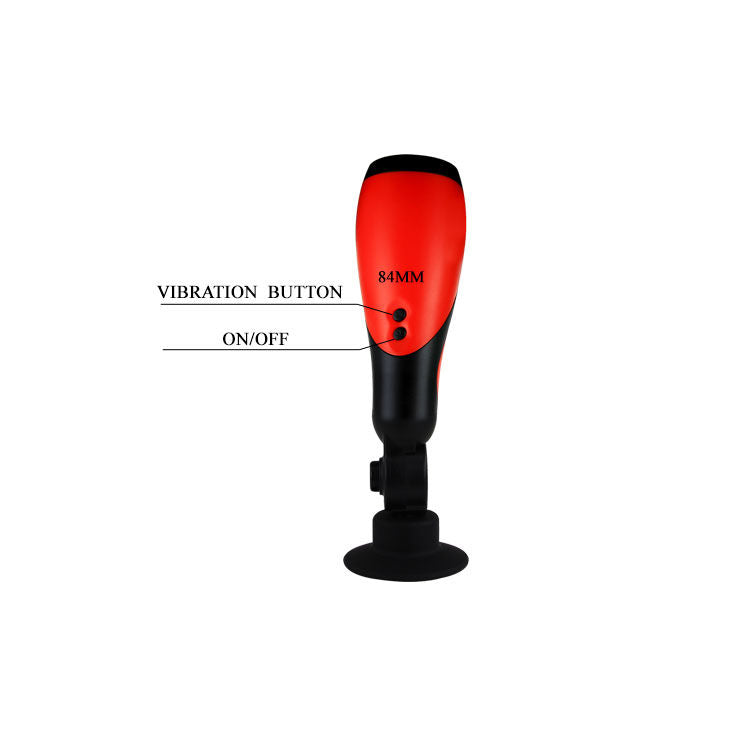 BAILE FOR HIM Oral Sex Lover 30V with adapter, compact personal pleasure device shown in close-up image.