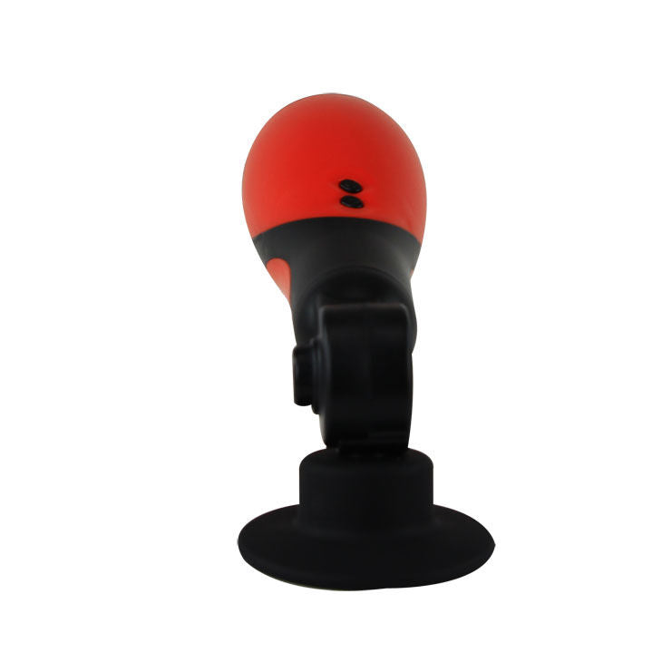 BAILE For Him Oral Sex Lover 30V with adapter, compact male pleasure device, black, textured surface, designed for intimate use.