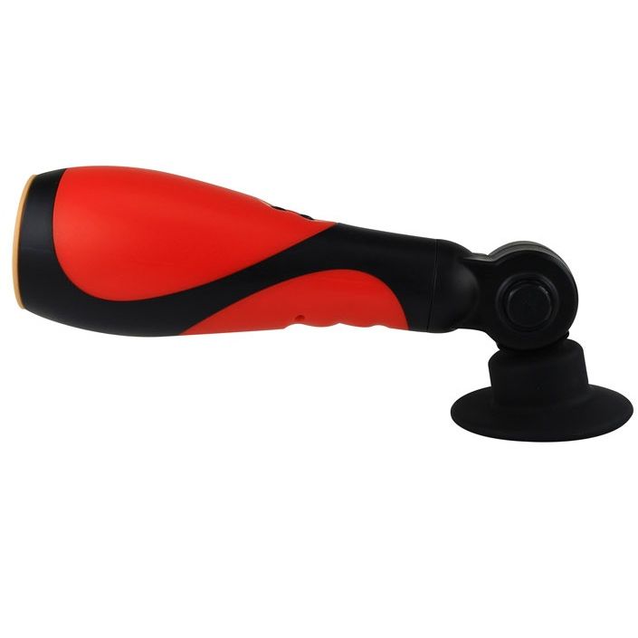 BAILE FOR HIM Oral Sex Lover 30V with adapter, close-up of device showing sleek design and attached power cord.