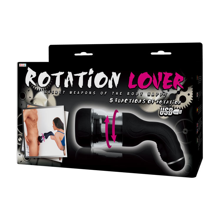 BAILE ROTATION LOVER automatic male masturbator in sleek design with rotation feature and ergonomic grip.
