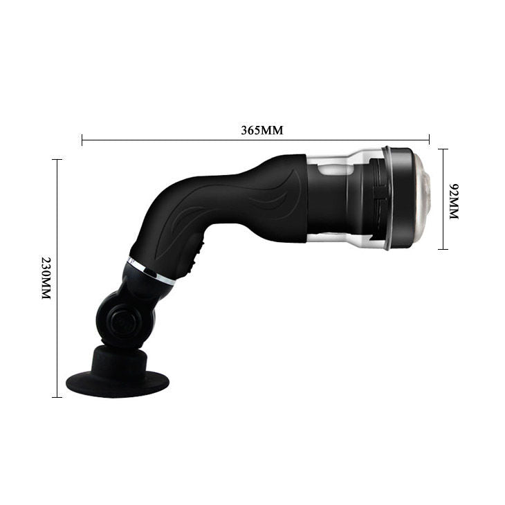 Masturbador automático Rotation Lover de BAILE FOR HIM con soporte, diseñado para una experiencia de placer íntimo.