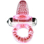 Anillo vibrador rosa BAILE FOR HIM Sweet Abs con 10 ritmos, diseñado para estimulación peneana, muestra el producto en primer plano.