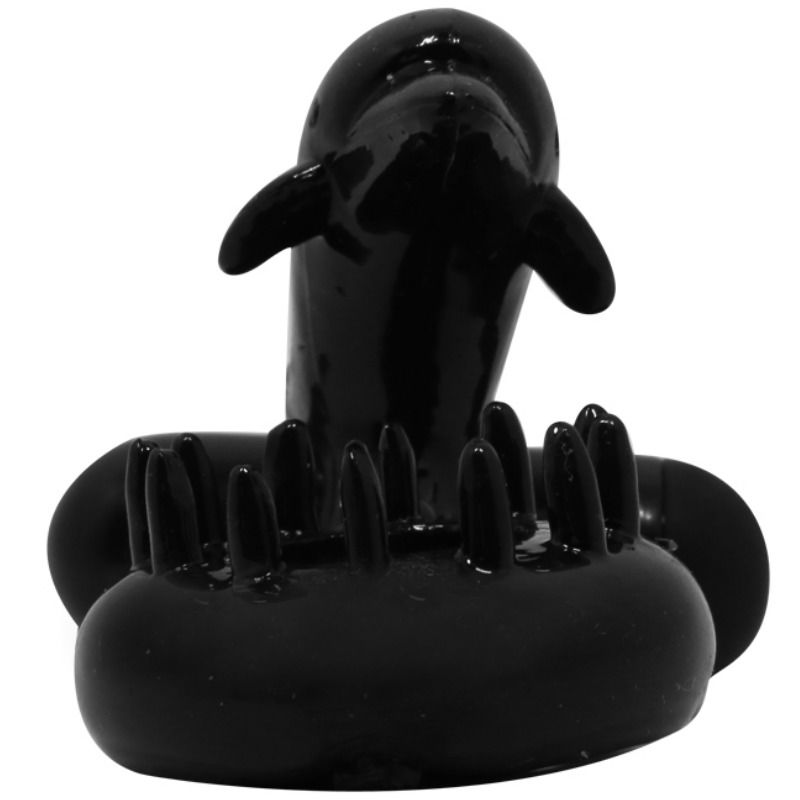 Anillo estimulador de clítoris BAILE Sweet Ring con delfín, material suave y ajustable para placer íntimo.