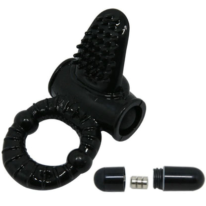 Anillo vibrador con textura de conejo de la marca BAILE FOR HIM, diseñado para placer y estimulación.