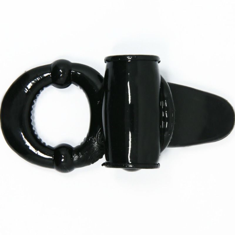 Anillo vibrador con textura en forma de cone, de la marca BAILE FOR HIM, diseñado para estimulación íntima.