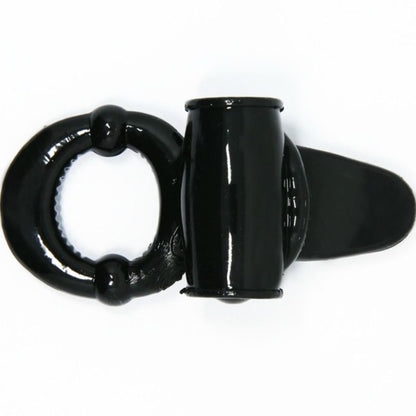 Anillo vibrador con textura en forma de cone, de la marca BAILE FOR HIM, diseñado para estimulación íntima.