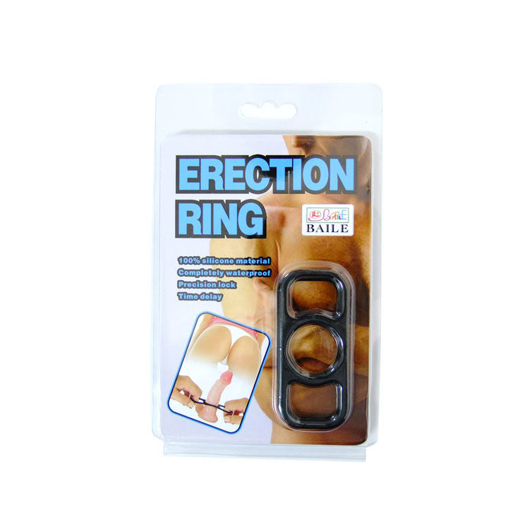 BAILE FOR HIM silicone training rings displayed on a white background, showcasing their ergonomic design and durability.