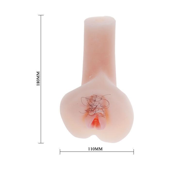 Ultra realistic BAILE vagina vibrator showcasing lifelike texture and design details for intimate pleasure.