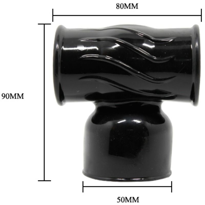Interchangeable power head for BAILE male massager, featuring sleek design and ergonomic shape for enhanced comfort.