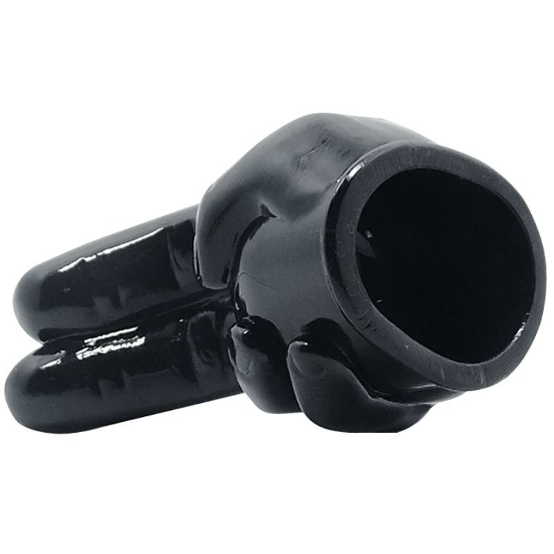 Cabezal intercambiable para masajeador BAILE POWER HEAD con diseño manual, en color negro, para uso en masajes relajantes.