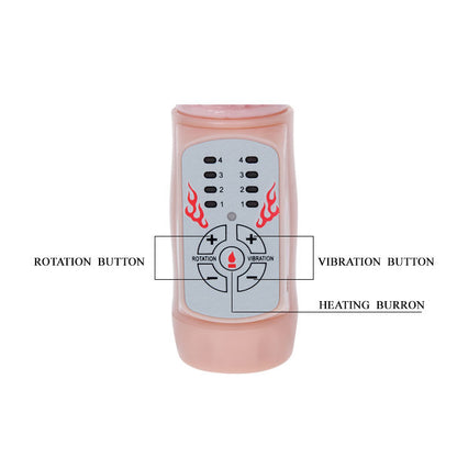 BAILE Fire Bunny Rotator with Fire System, showcasing a colorful, dynamic design and intricate details in the image.