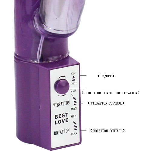BAILE HOT LADY II Rabbit Pearl vibrator from BAILE ROTATIONS, featuring sleek design and pearl-like texture for pleasure.