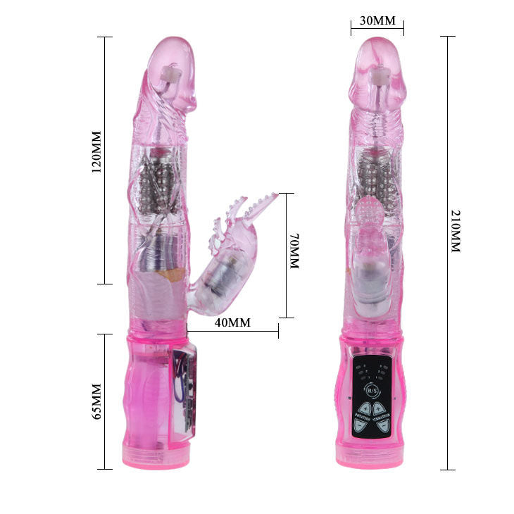 BAILE Mini Rabbit Intimate Lover in Lila, featuring a sleek design and dual stimulation for enhanced pleasure.