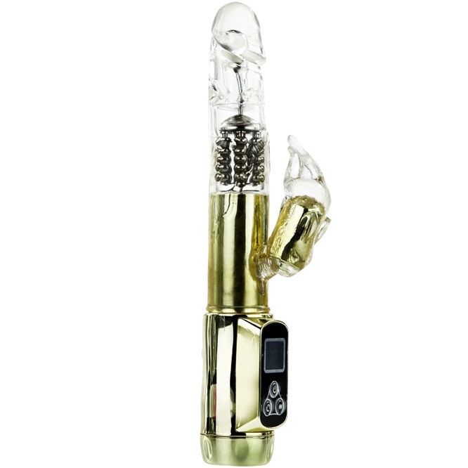 BAILE ROTATIONS Rabbit Siberia Passion Gold toy with intricate detailing and a sleek, gold finish.