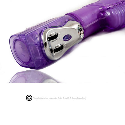 Purple BAILE ROTATIONS Rabbit vibrator with up and down rotation feature, designed for enhanced stimulation.