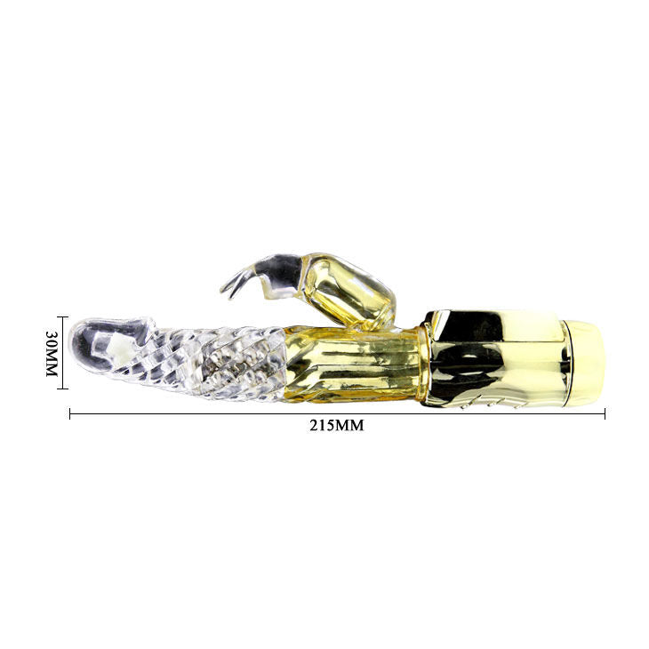 BAILE U.S. Rabbit Gold Prince figurine with detailed craftsmanship and a glossy finish, showcasing its elegant design.