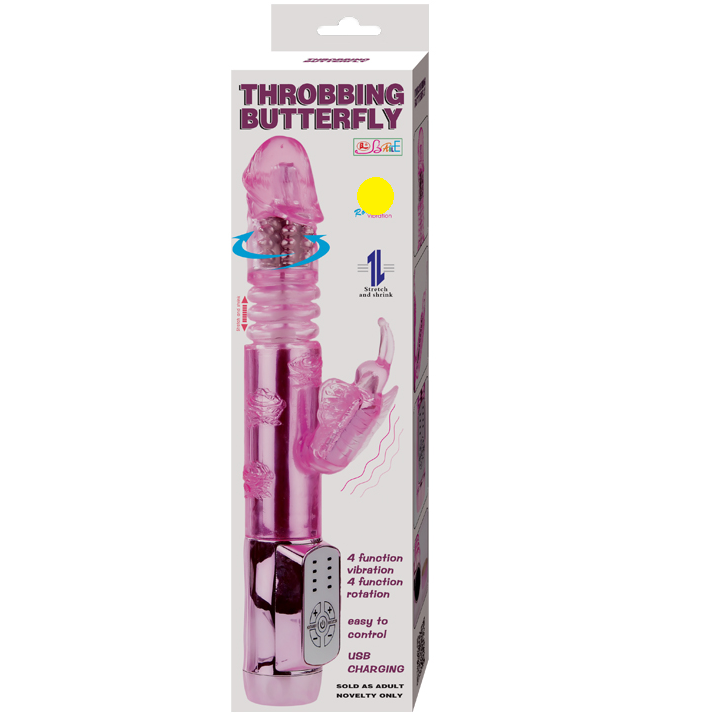 BAILE U.S. Rabbit Throbbing Mariposa in vibrant colors, showcasing its unique butterfly design and textured features.