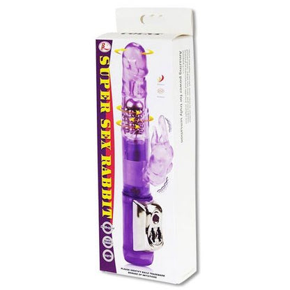 BAILE ROTATIONS U.S. SUPER SEX RABBIT in vibrant colors, showcasing its dual-action design and realistic features.