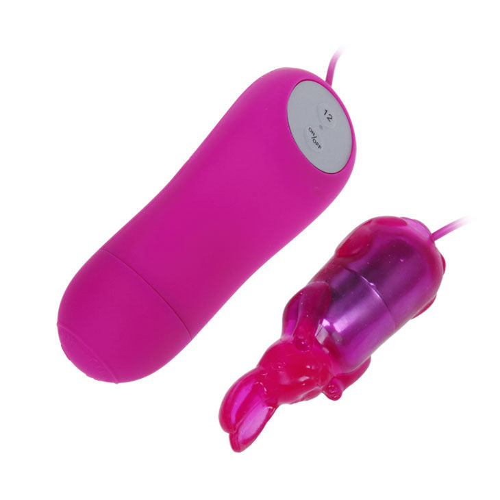 BAILE Cute Secret Conejito Vibrador in pink, showcasing its compact design and dual ears for versatile stimulation.
