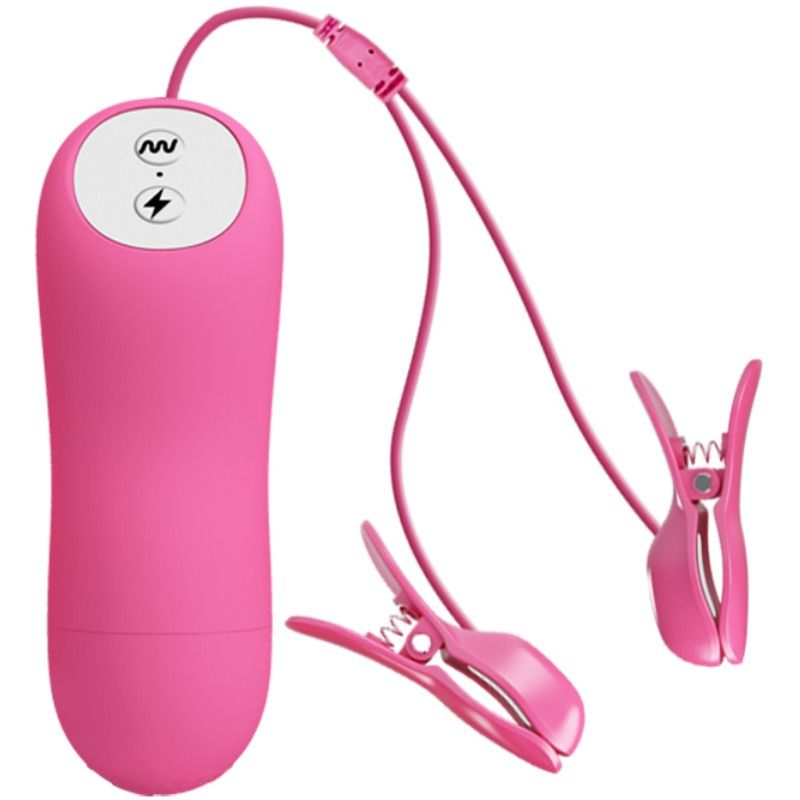 Vibrador rosa fucsia BAILE Romantic Wave Pizas con vibración y electroshock de la marca BAILE STIMULATING.