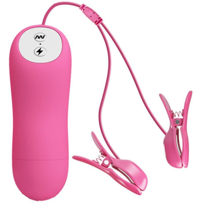 Vibrador rosa fucsia BAILE Romantic Wave Pizas con vibración y electroshock de la marca BAILE STIMULATING.