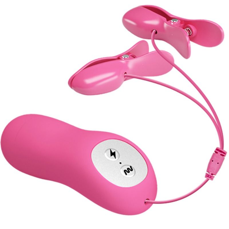 Vibrador rosa Fucsia BAILE - Romantic Wave Pizas con vibración y electroshock, estimulador de placer.