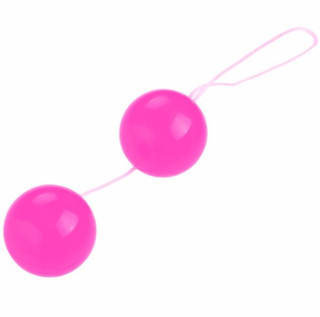 BAILE unisex pink twins balls for pelvic floor strengthening, displayed on a neutral background.