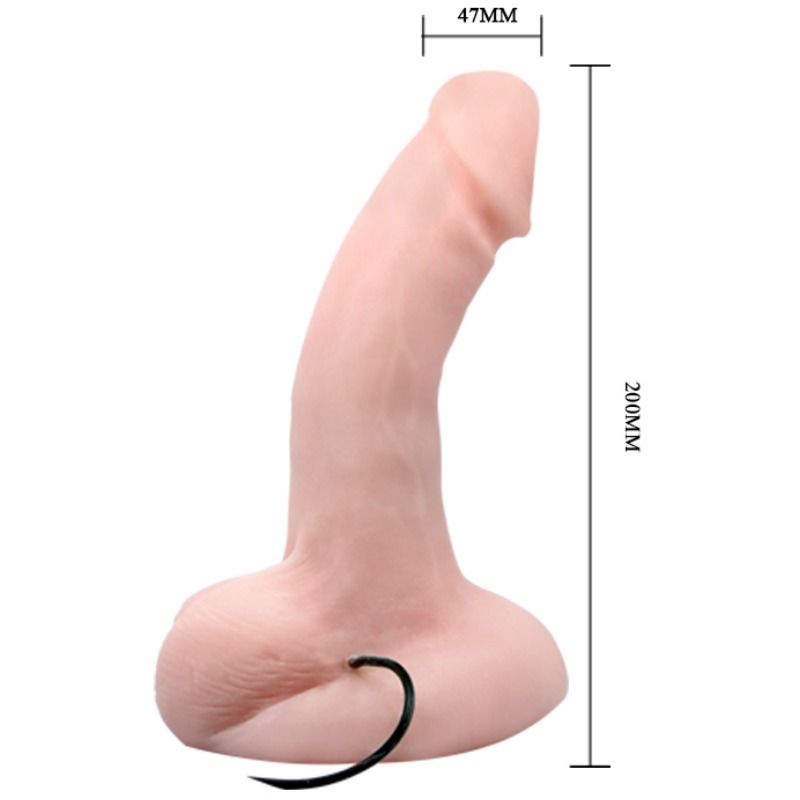 Dildo BAILE Arbitrariness de BAILE VIBRATORS con función de vibración y rotación, diseñado para placer y estimulación.