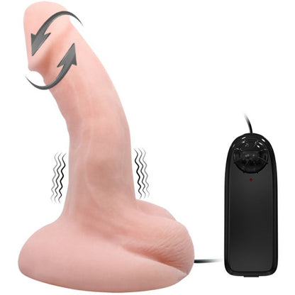 Dildo BAILE Arbitrariness de BAILE VIBRATORS con funciones de vibración y rotación, diseñado para placer y estimulación.