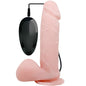 Vibrador realista con vibración de la marca BAILE VIBRATORS, diseñado para placer íntimo, con forma anatómica y detalles realistas.