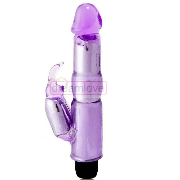 BAILE Rabbit Fantasy Vibe in purple, showcasing its sleek design and dual stimulation features.