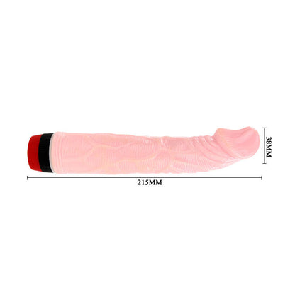 BAILE ROCKIN DONG PENE CYBER SKIN I in realistic skin texture, showcasing lifelike details and flexible design.
