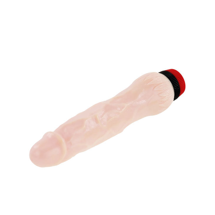 BAILE ROCKIN DONG PENE CYBER SKIN II, lifelike silicone vibrator with a realistic design and textured surface.