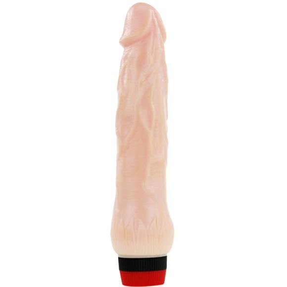 BAILE ROCKIN DONG PENE CYBER SKIN II in lifelike texture, showcasing its realistic shape and form for intimate pleasure.