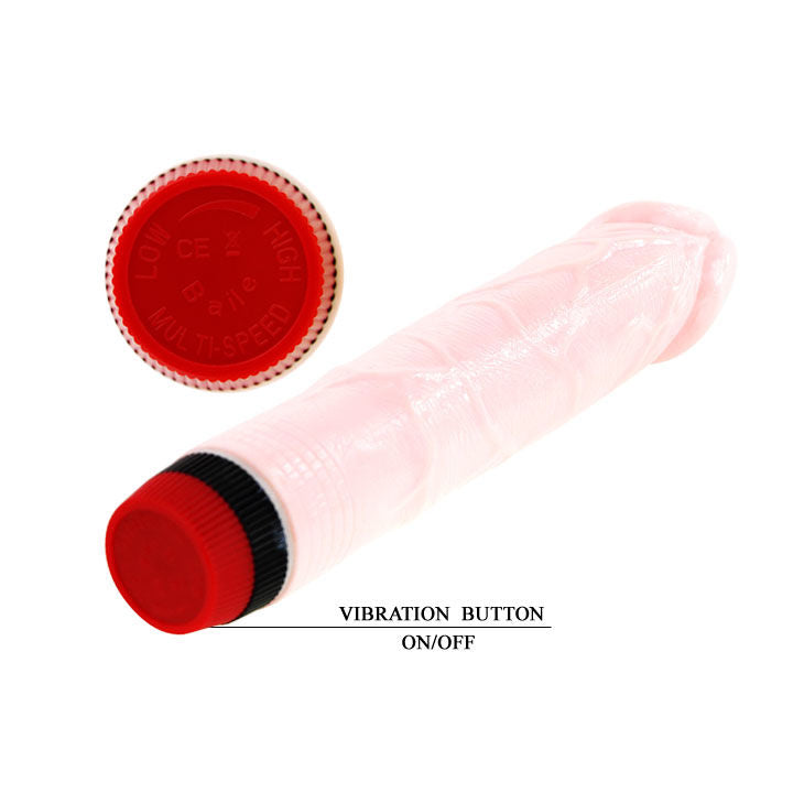 BAILE Rockin Dong Cyber Skin III, realistic design with textured surface, showcasing lifelike details and flexible shaft.