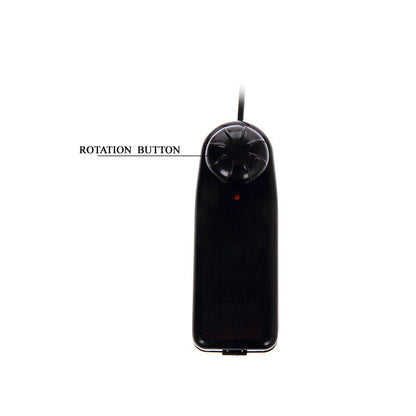 Realistic 20.5 cm BAILE Super Rota Dong dildo with textured surface and lifelike design, perfect for enhanced pleasure.
