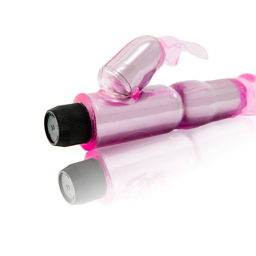 Vibrador estimulador rosa regulable de la marca BAILE VIBRATORS, con control ajustable para placer personal.
