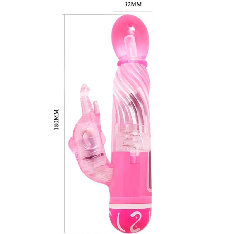 BALL - VIBRADOR MULTIVELOCITAT AMB ESTIMULADOR LILA