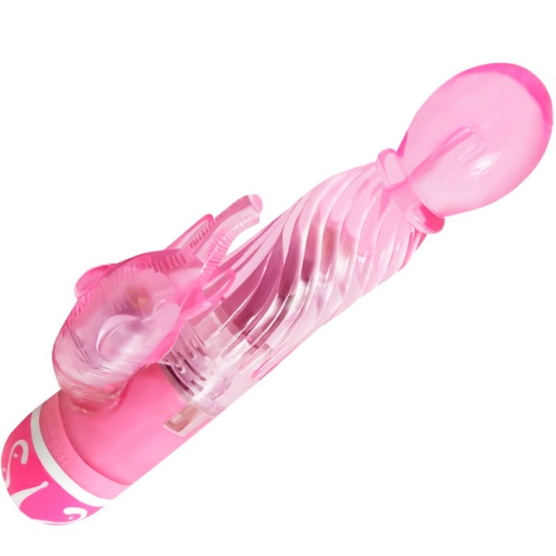 DANCE - MULTI-SPEED VIBRATOR WITH PINK STIMULATOR