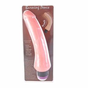 Realistic 19.5 cm vibrator from BAILE VIBRATORS, featuring a lifelike design and lifelike texture for enhanced pleasure.