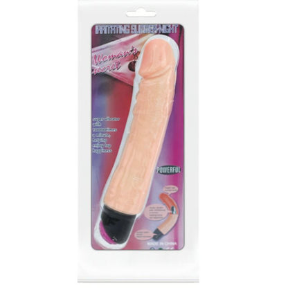Vibrador realista flexible de 25 cm de la marca BAILE VIBRATORS, diseñado para una experiencia placentera y cómoda.