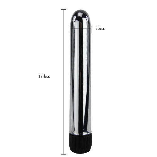 Vibrador metálico BAILE VIBRATORS en forma de vibrador que parece estar en vuelo, diseño elegante y moderno para placer personal.